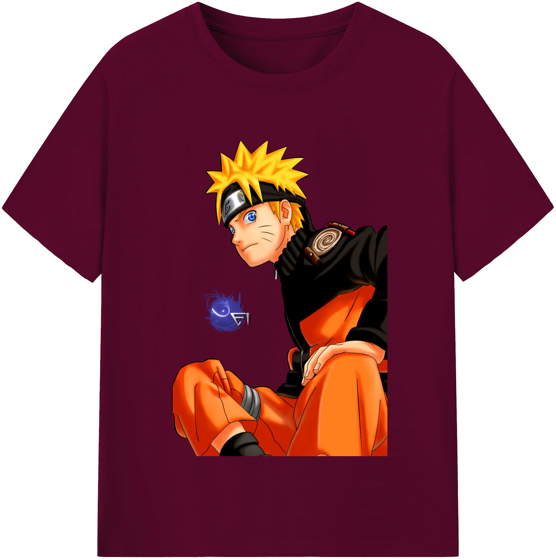 （画像用） NARUTO -ナルト- うずまき ナルト Uzumaki Naruto レディースカジュアルプリントTシャツ（綿100％）
